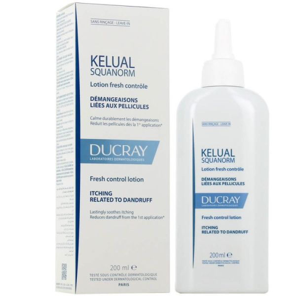 SQUANORM Lotion Anti-Pelliculaire au Zinc 200ml - Démangeaisons, Pellicules