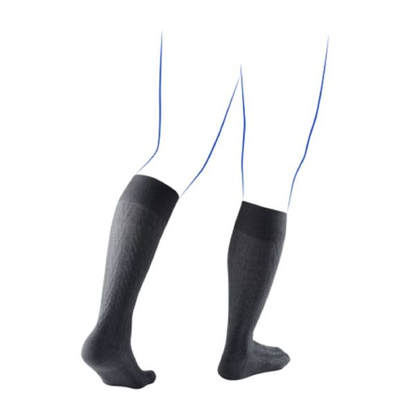 Thuasne Venoflex Secret Chaussettes de Compression Femme T2 Normal Noir