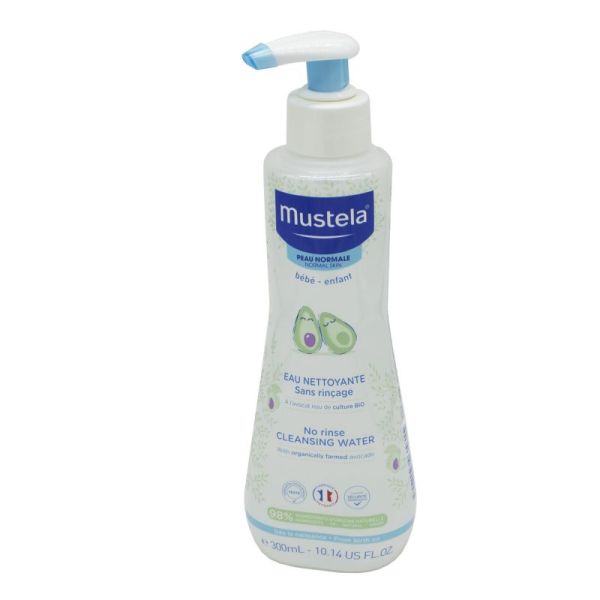 MUSTELA PEAU NORMALE Eau Nettoyante sans Rinçage 300 ml - Visage et Siège