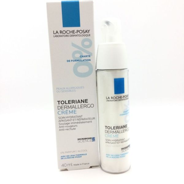 LA ROCHE-POSAY, Toleriane Dermallergo Crème, Soin Hydratant, Apaisant et Réparateur, Fl/40 ml, 3337875757614