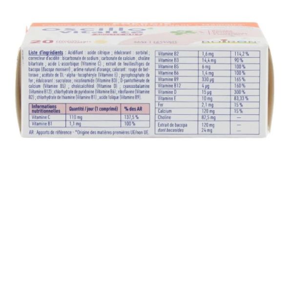 BOIRON OSCILLO VITALITE ADULTES 50+  20 comprimés