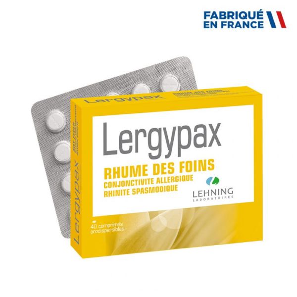 Lehning Lergypax Rhume des foins - 40 comprimés orodispersibles