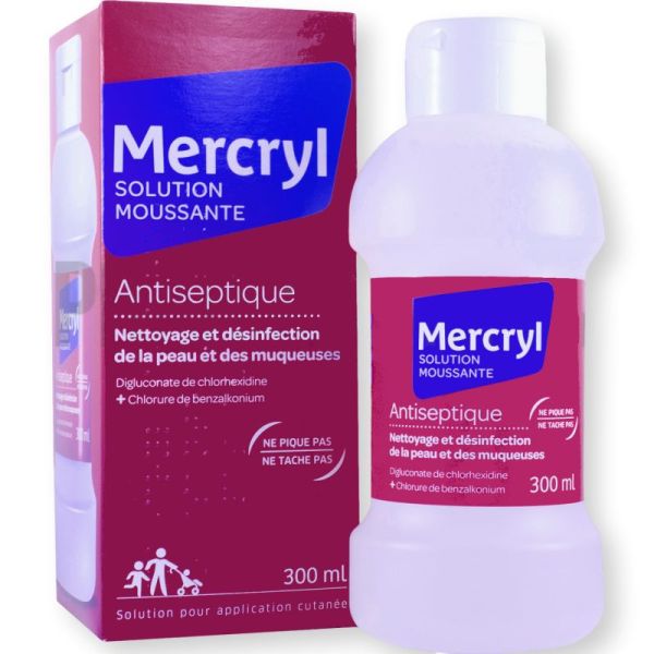 Mercryl solution moussante, Flacon 300ml