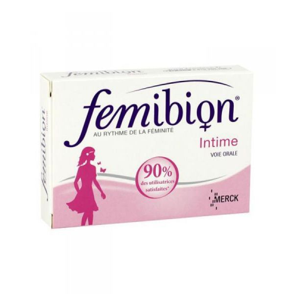 FEMIBION INTIME - Complément Alimentaire Favorisant le Ré-équilibre de la Flore Vaginale - Bte/28 Gé