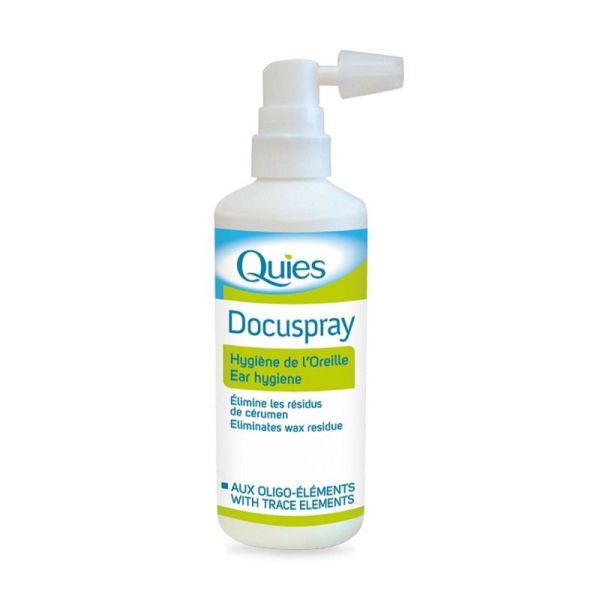 DOCUSPRAY Spray 100ml - Solution Auriculaire Eliminant les Résidus de Cérumen