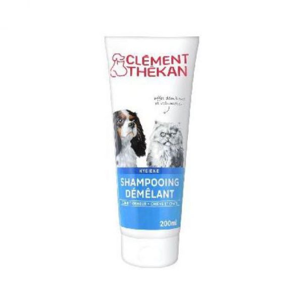 CLEMENT THEKAN HYGIENE Shampooing Démêlant pour Chiens et Chats à Poils Longs 200 ML