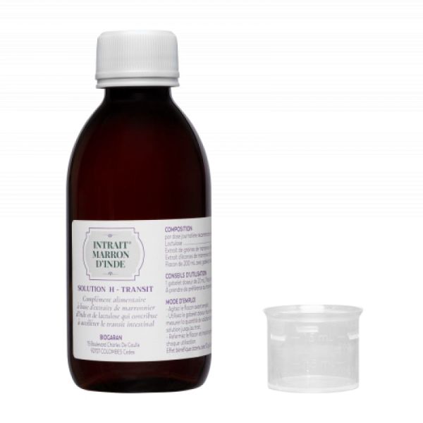 INTRAIT MARRON D'INDE Solution H Transit 200ml - Transit intestinal