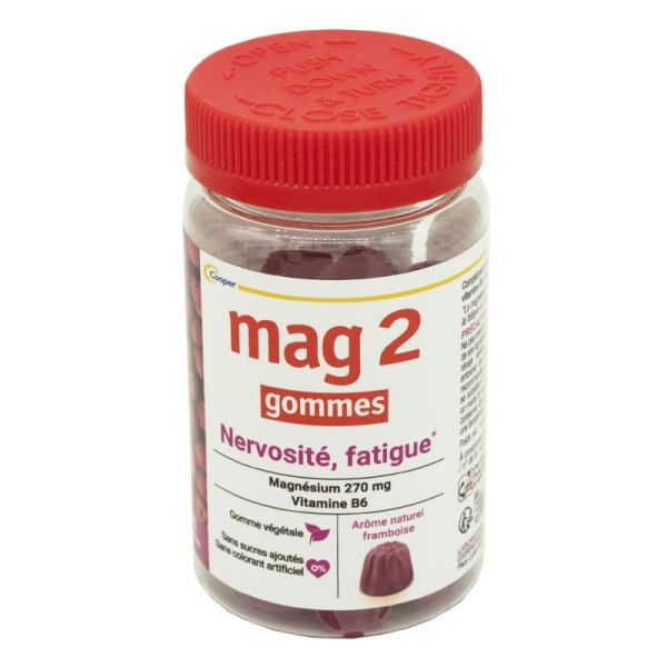 MAG 2 - 45 Gommes Arôme Naturel Framboise - 3614810003648