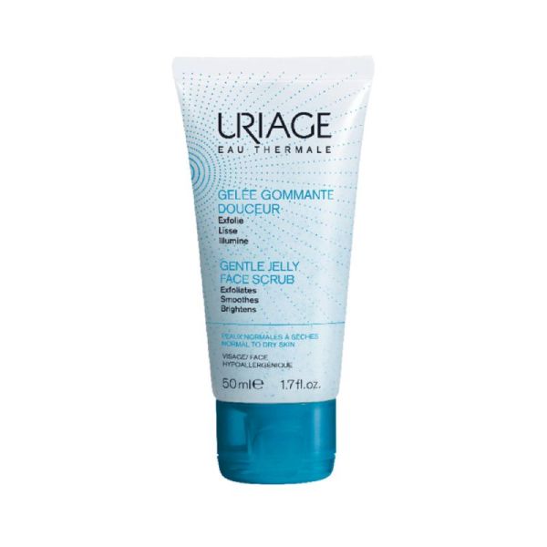 URIAGE Gelée Gommante Douceur Visage 50ml - Peaux Normales à Sèches