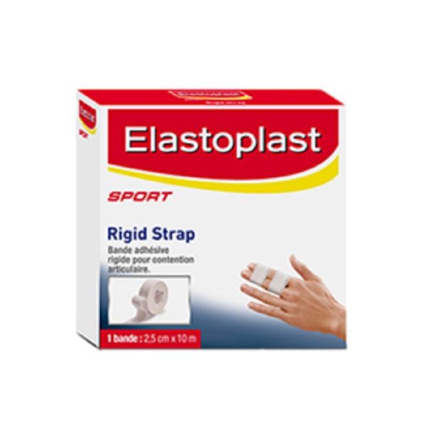 ELASTOPLAST SPORT RIGID STRAP 2.5 cm x 10 m - Bande Adhésive Rigide de Contention Articulaire