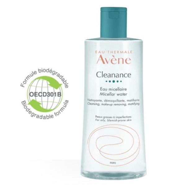 AVENE CLEANANCE Eau Micellaire 400ml - Peaux Grasses à Imperfections