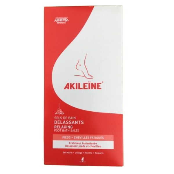 ASEPTA - Akileïne, sels de bain délassants, pieds + chevilles fatigués - 300 G