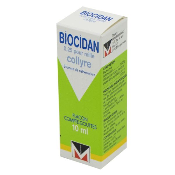 Biocidan collyre - Flacon de 10 ml