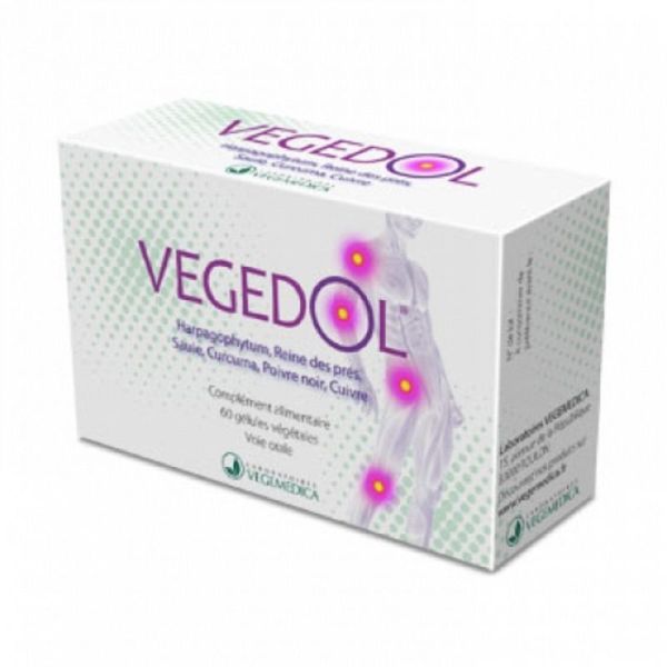 VEGEDOL 30 Comprimés - Complément Alimentaire à Visée Articulaire - Harpagophytum, Reine des Près