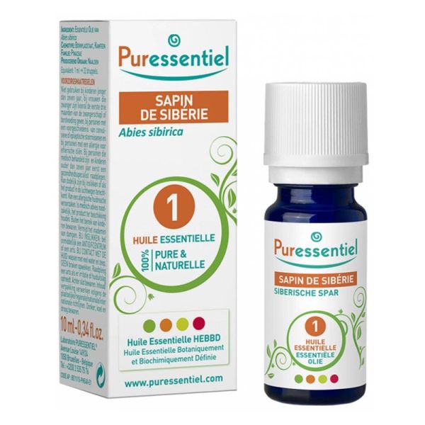 PURESSENTIEL Sapin de Sibérie 10ml - Huile Essentielle Abies sibirica