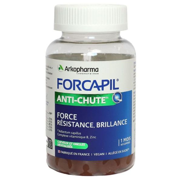 FORCAPIL Anti-Chute Force Résistance Brillance 60 gummies