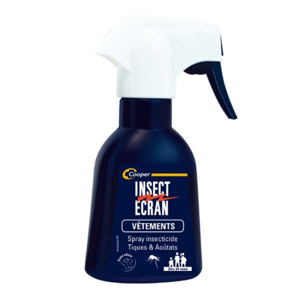 COOPER - INSECT ECRAN Vêtement Spray 200ml - Spray Insecticide