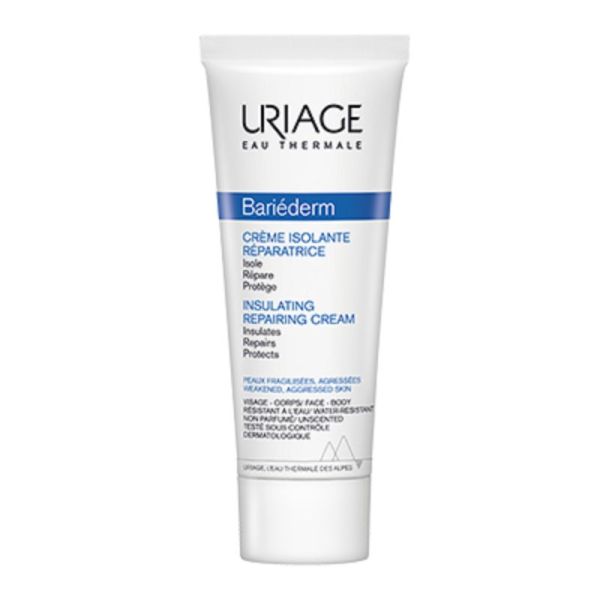 URIAGE BARIEDERM Crème Isolante Réparatrice 75ml - Peaux Fragilisées et Irritées