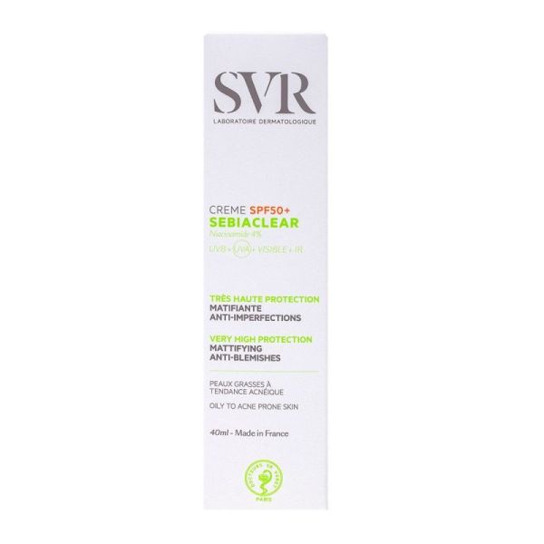 SVR - Sebiaclear crème SPF50+ 40ml