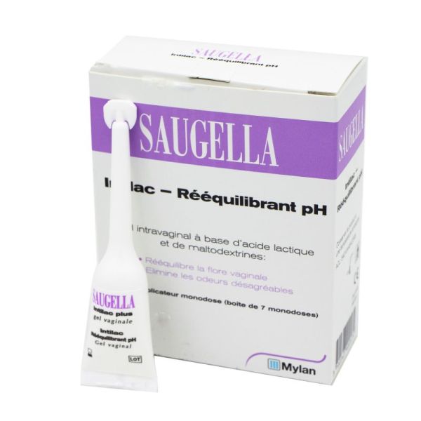 SAUGELLA Intilac Ré-équilibrant pH 7x 5ml - Gel Intra Vaginal