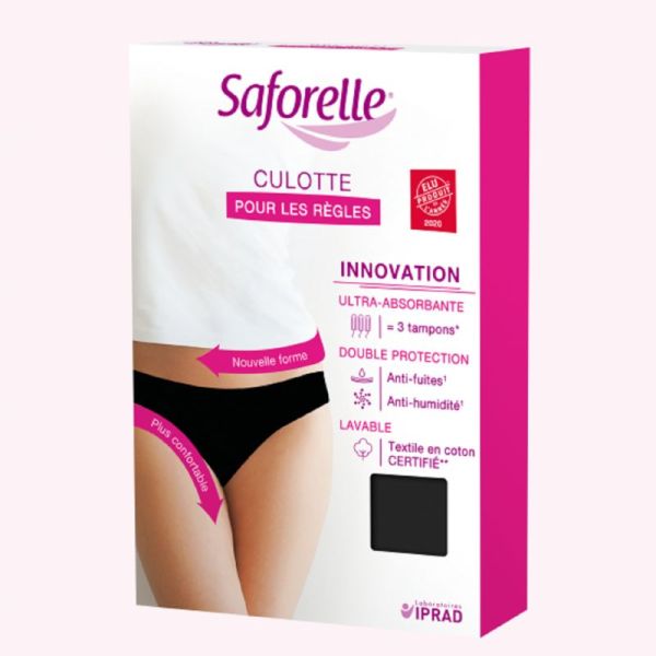 SAFORELLE Culotte Ultra Absorbante pour les Règles et/ou les ...