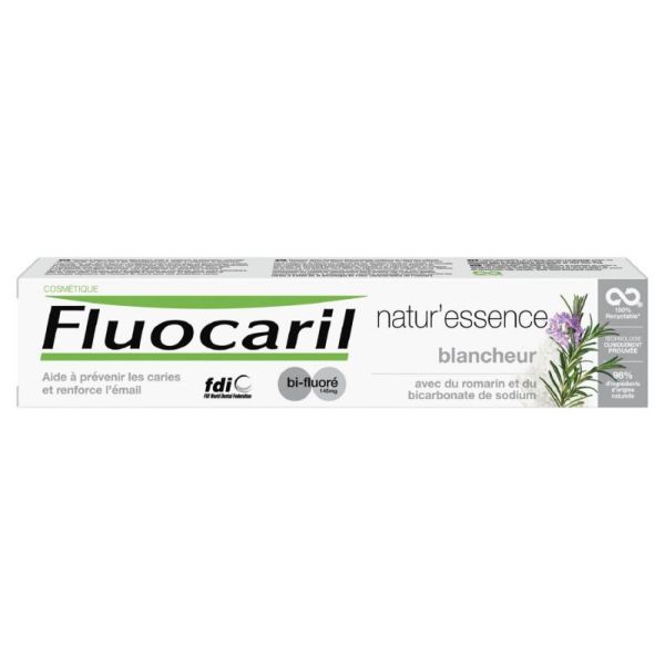 FLUOCARIL NATUR'ESSENCE BLANCHEUR 75ml - Dentifrice Bifluoré 145mg