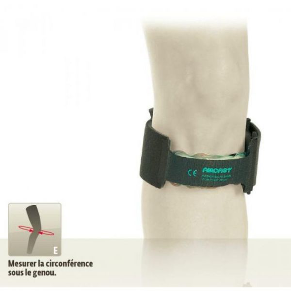 DONJOY AIRCAST Bandeau Infra Patellaire Bilatéral en Cas de Tendinopathies, Tendinites Rotuliennes