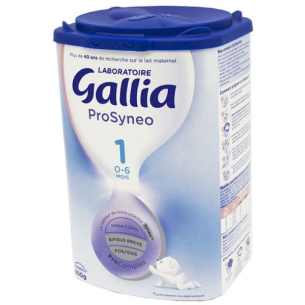 Lait Bébé GuigozGest 1er Âge 0-6 Mois - Boîte 830g | Formule Épaissie Avec DHA | Fabrication Française