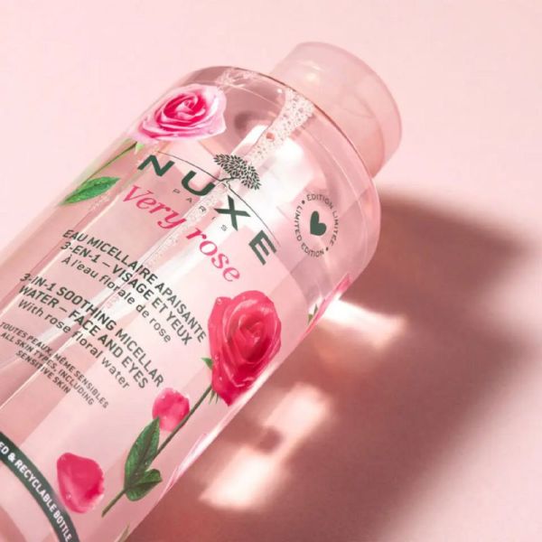 NUXE VERY ROSE Eau Micellaire Apaisante 3 en 1 750ml - Toutes Peaux même Sensibles