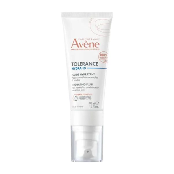 AVENE TOLERANCE HYDRA-10 Fluide Hydratant 40ml - Peaux Sensibles Normales à Mixtes