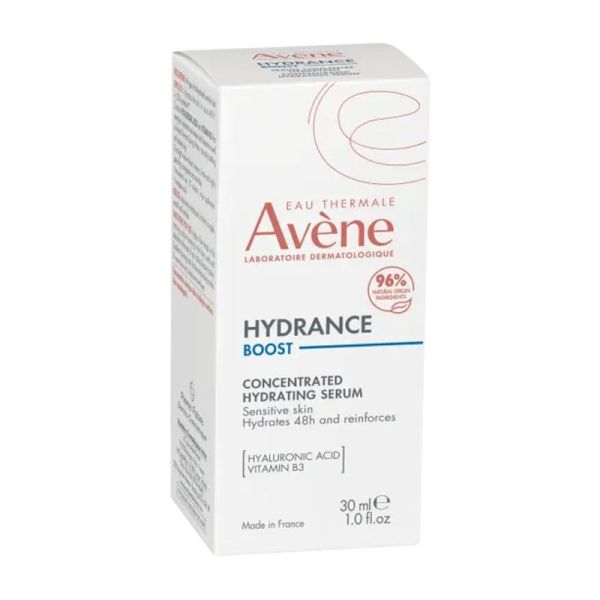 AVENE HYDRANCE Boost Sérum Concentré Hydratant 30ml - Toutes Peaux Sensibles Déshydratées