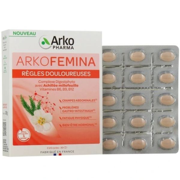 ARKOPHARMA ARKOFEMINA Règles douloureuses 30 comprimés