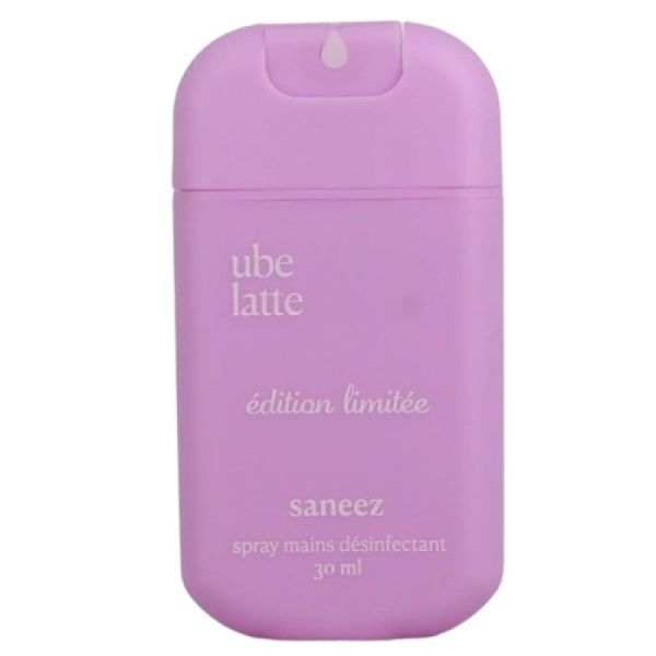 Saneez ube latte spray mains désinfectant 30ml