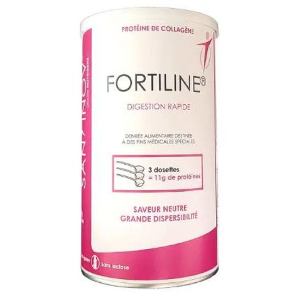FORTILINE Digestion Rapide 2 Heures 400g - Poudre de Protéines - Dénutrition
