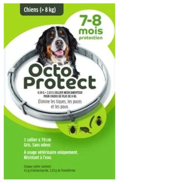 OCTOPROTECT 1 Collier pour Chiens de + de 8kg