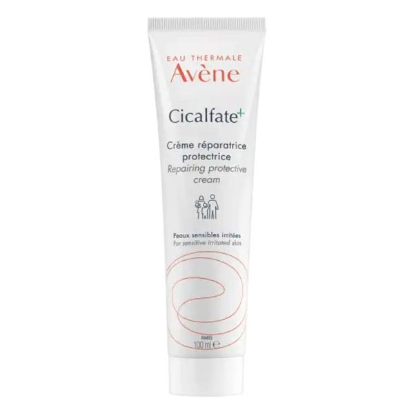 AVENE CICALFATE+ Crème Réparatrice Protectrice 100ml Visage, Corps - Peaux Sensibles Irritées