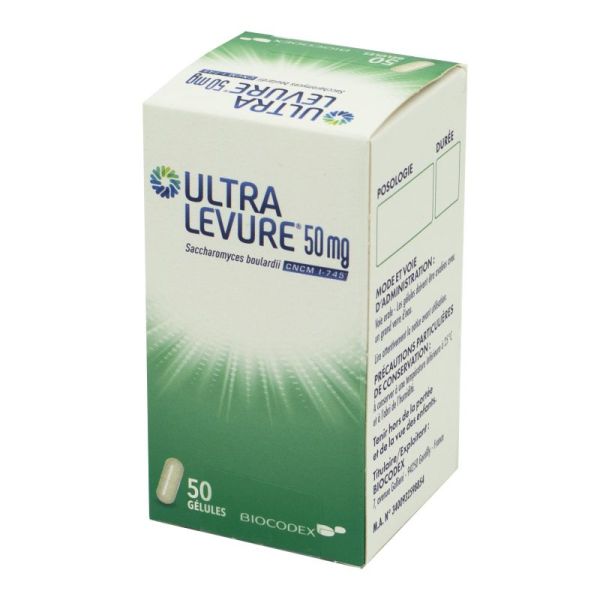 Ultra Levure 50 mg, 50 gélules