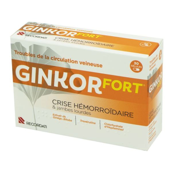 Ginkor Fort, 30 gélules