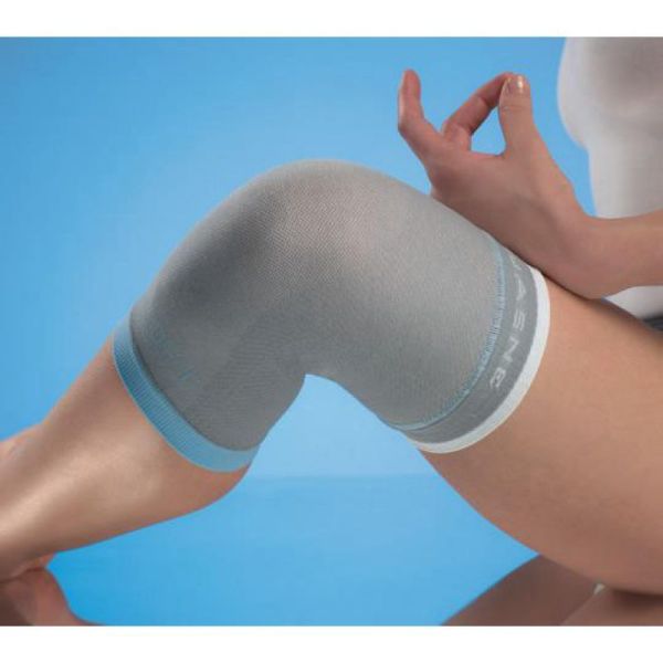 THUASNE GenuSoft - Genouillière Elastique Proprioceptive en Coton - Compression Classe 2 - 1 Unité