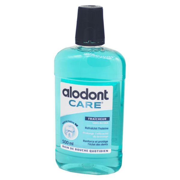 ALODONT CARE FRAICHEUR - Bain de Bouche sans Alcool - Rafraîchit l' Haleine - 500ml