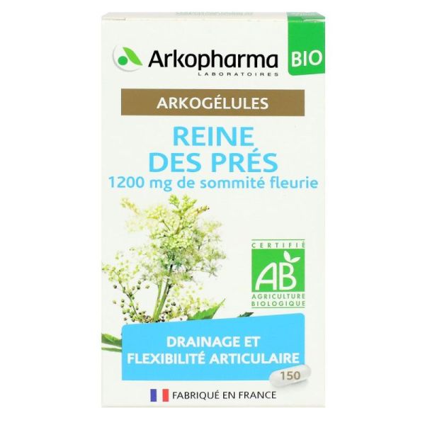 Arkogélules Reine des prés bio 150 gélules