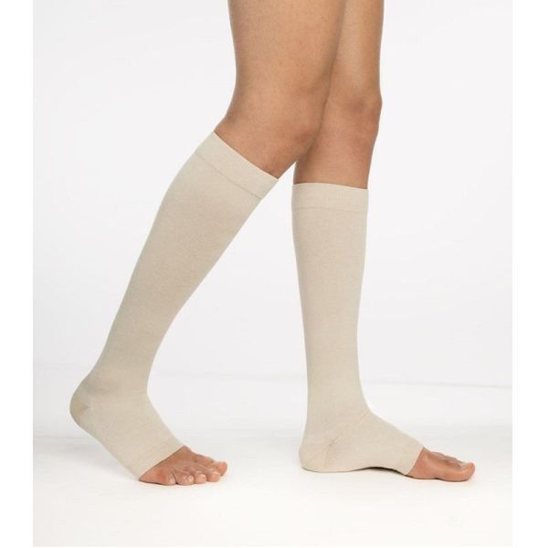 Chaussettes contention Pied Ouvert Sigvaris Essentiel (Diaphane) Classe 2