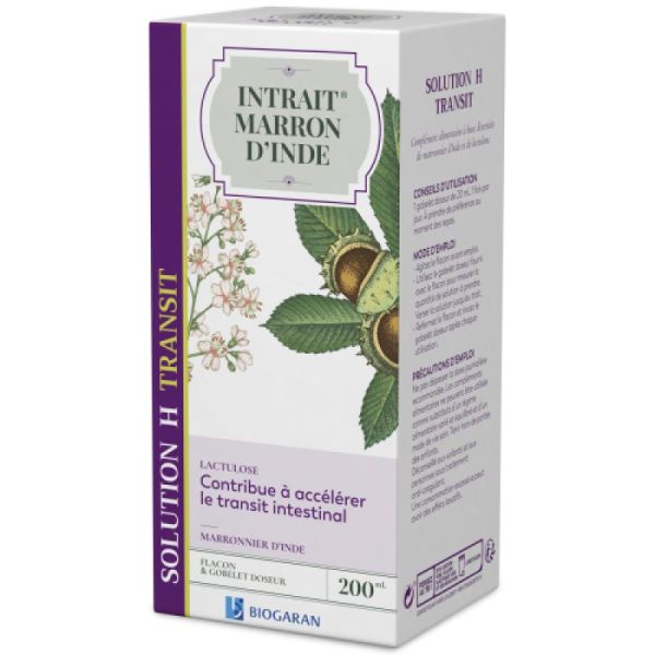 INTRAIT MARRON D'INDE Solution H Transit 200ml - Transit intestinal