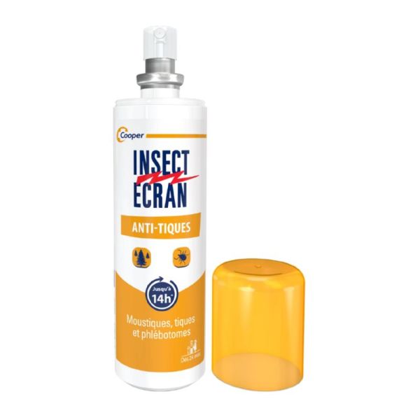 INSECT ECRAN Anti-Tiques 100ml - Répulsif Peau Dès 24 Mois -  Zones Tempérées