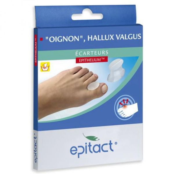 EPITACT Ecarteur Oignon Hallux Valgus Bte/2 - Pour Eviter le Chevauchement - Bte/2