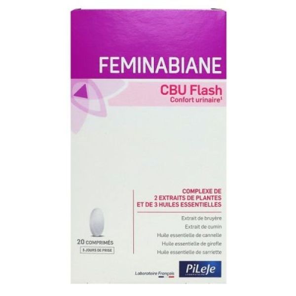 Feminibiane CBU CONFORT URINAIRE Flash 20 comprimés