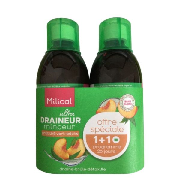 MILICAL - Utra Draineur Minceur - Offre spéciale 1+1 = Programme de 20 jours