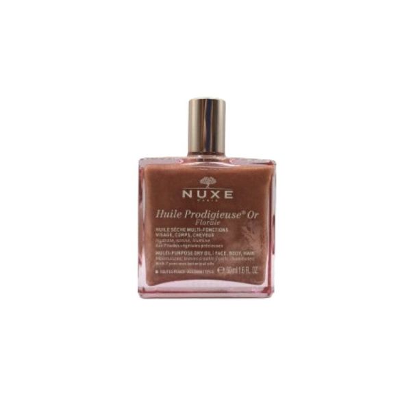 NUXE - Huile Prodigieuse Or Florale - Huile sèche multi-fonctions visage, corps et cheveux - 50 ml - 3264680038334