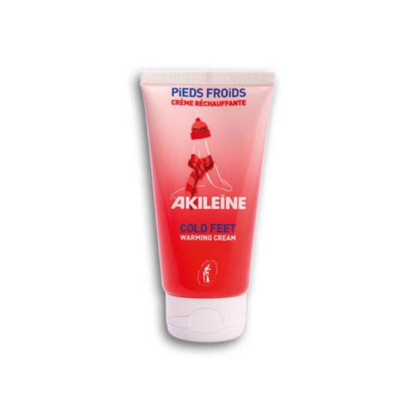 AKILEINE PIEDS FROIDS Crème Réchauffante 75ml - Effet Chauffant Rapide et Durable