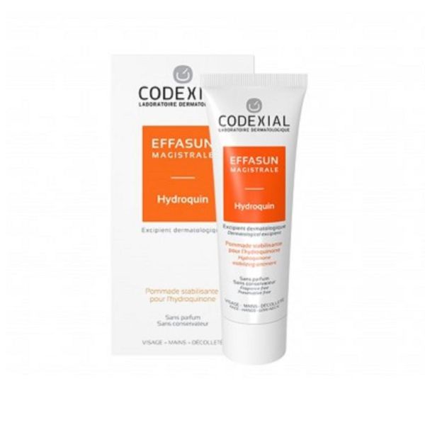 EFFASUN Hydroquin Pommade 50g pour Préparation Magistrale - Hyperpigmentation Cutanée Visage, Mains